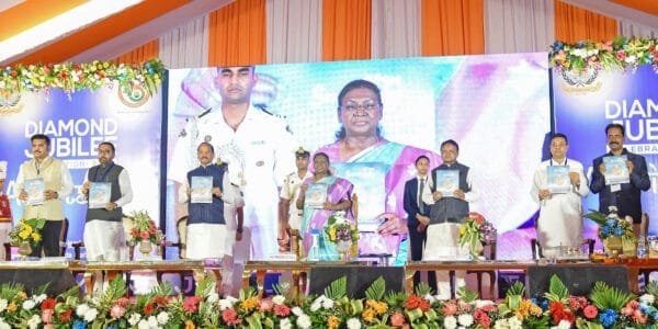 President Draupadi Murmu today attended the 75th anniversary celebrations of Gopabandhu Ayurveda Mahavidyalaya