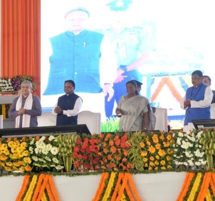 President Murmu laid the foundation stone of three railway lines in Odisha as well as Tribal Research and Development Centre, Dandabos Airport and new building of Sub-Divisional Hospital at Rairangpur