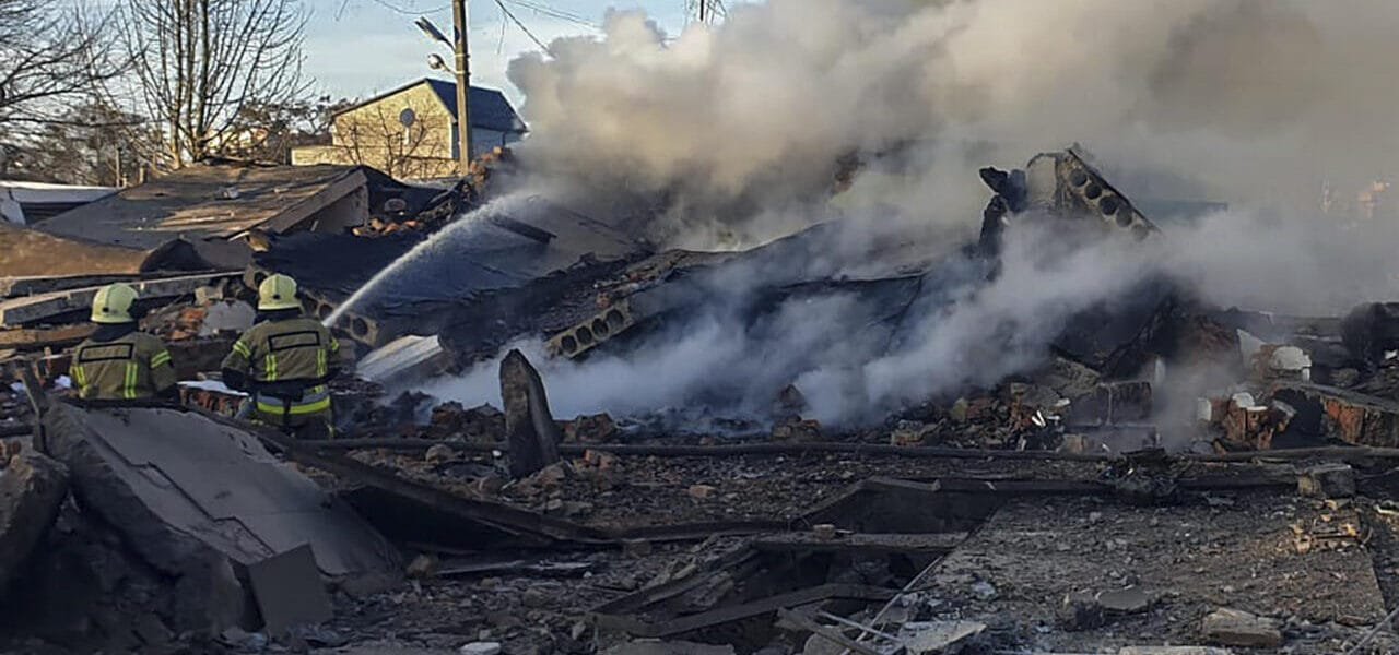 Russia today carried out multiple missile and drone attacks on Ukraine's capital and other regions