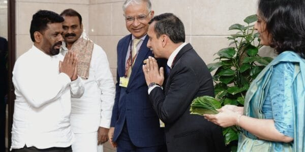 Sri Lankan President Anura Kumara Dissanayake arrived in New Delhi this evening on a three-day visit to India