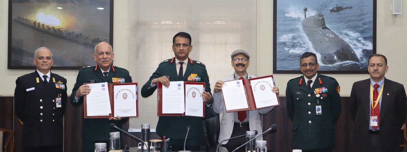 Think tank CENJOWS signs MoU with Military College of Material Management for Indian Army