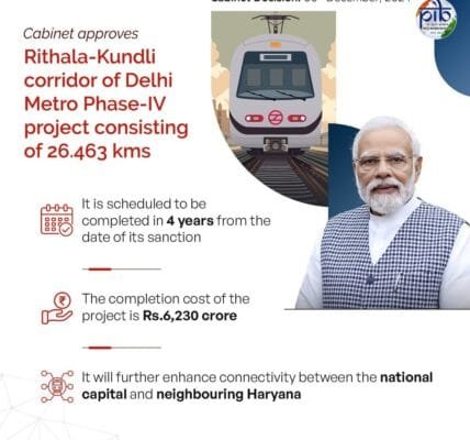 Union Cabinet approves Rithala-Kundli corridor of Delhi Metro