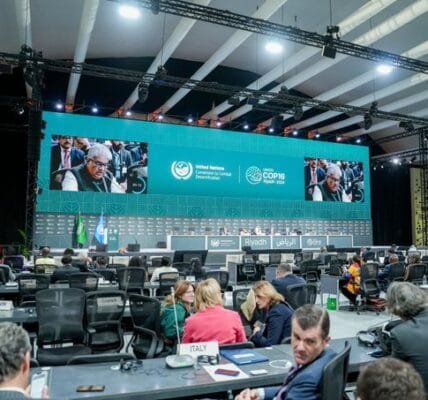 Union Environment Minister Bhupender Yadav presented India's stand during the Ministerial Dialogue on Migration at COP16 of UNCCD to combat desertification in Riyadh, Saudi Arabia