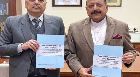 Union Minister Jitendra Singh releases landmark RSSDI study 'Indian Diabetes Prevention Study (IPDS) on Yoga and Diabetes Prevention'