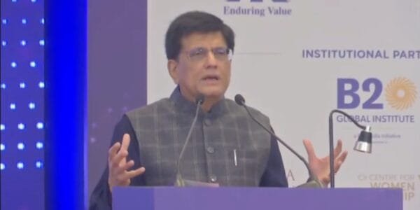 Union Minister Piyush Goyal addressed the inaugural session of CII Partnership Summit 2024 in New Delhi today