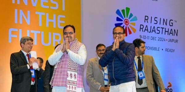 Union Minister Shivraj Singh Chouhan participated in Rising Rajasthan Global Investment Summit 2024 today