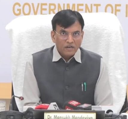 Union Sports Minister Mansukh Mandaviya said- More than two thousand seven hundred athletes from 21 sports were identified under Khelo India scheme