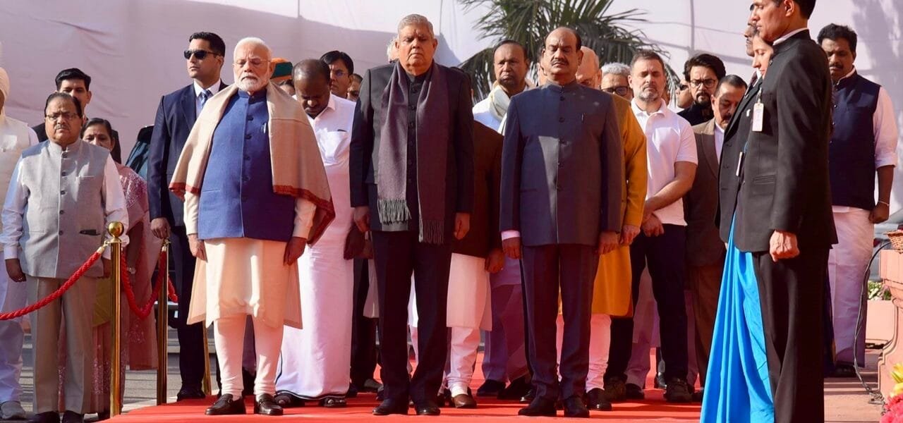 Vice President, Prime Minister, Lok Sabha Speaker and MPs pay tribute to martyrs on 23rd anniversary of Parliament attack