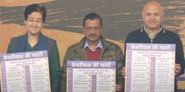 Aam Aadmi Party convenor Arvind Kejriwal released the party's manifesto today