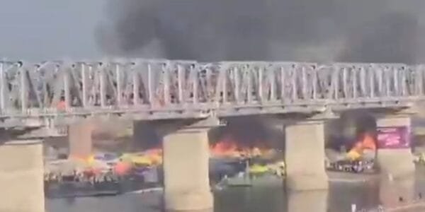 After the fire incident in Prayagraj Maha Kumbh Mela area, CM Yogi inspected the spot