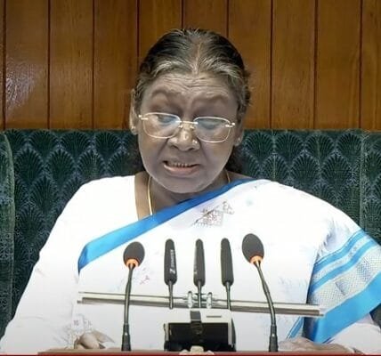 Budget Session President Draupadi Murmu addressed the joint sitting of both the Houses of Parliament