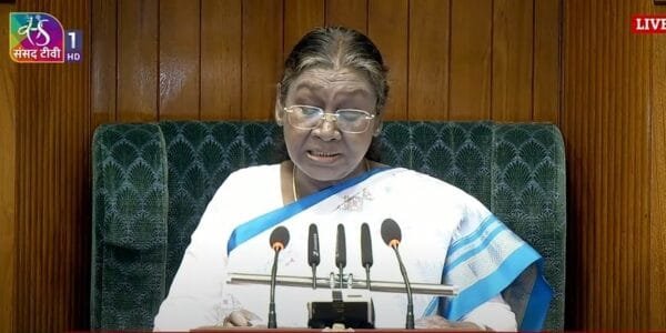 Budget Session President Draupadi Murmu addressed the joint sitting of both the Houses of Parliament