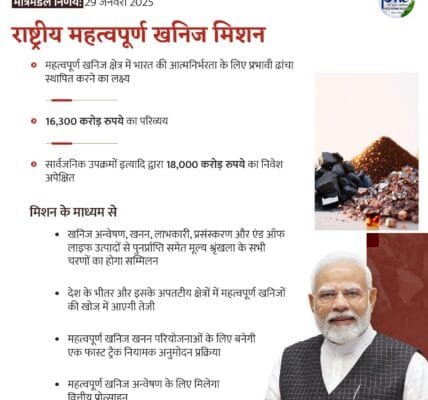 Cabinet approves National Critical Mineral Mission, Rs 34,300 crore will be spent in 7 years