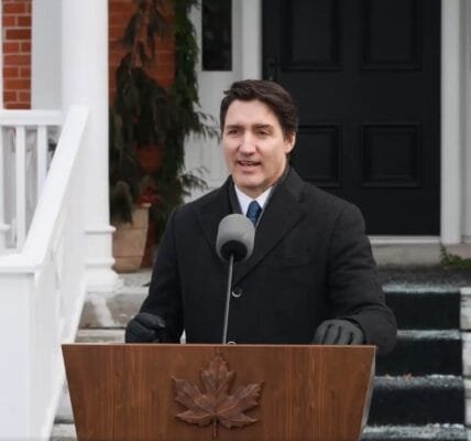 Canadian PM Justin Trudeau resigns as leader of the ruling Liberal Party