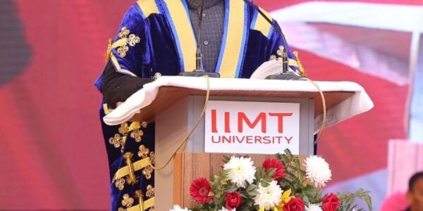 Defence Minister Rajnath Singh addressed the convocation of IIMT University in Meerut, Uttar Pradesh