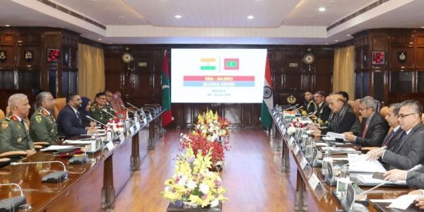 Defence Minister Rajnath Singh and Maldives Defence Minister Mohamed Ghassan Maumoon held bilateral talks in New Delhi