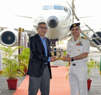 Defence Secretary visits flagship Naval Air Station 'INS Rajali' of Indian Navy