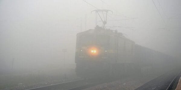 Dense fog in the northern part of the country reduced visibility and affected the movement of many flights and trains.