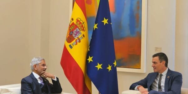 EAM Dr Jaishankar meets Spanish President Pedro Sanchez