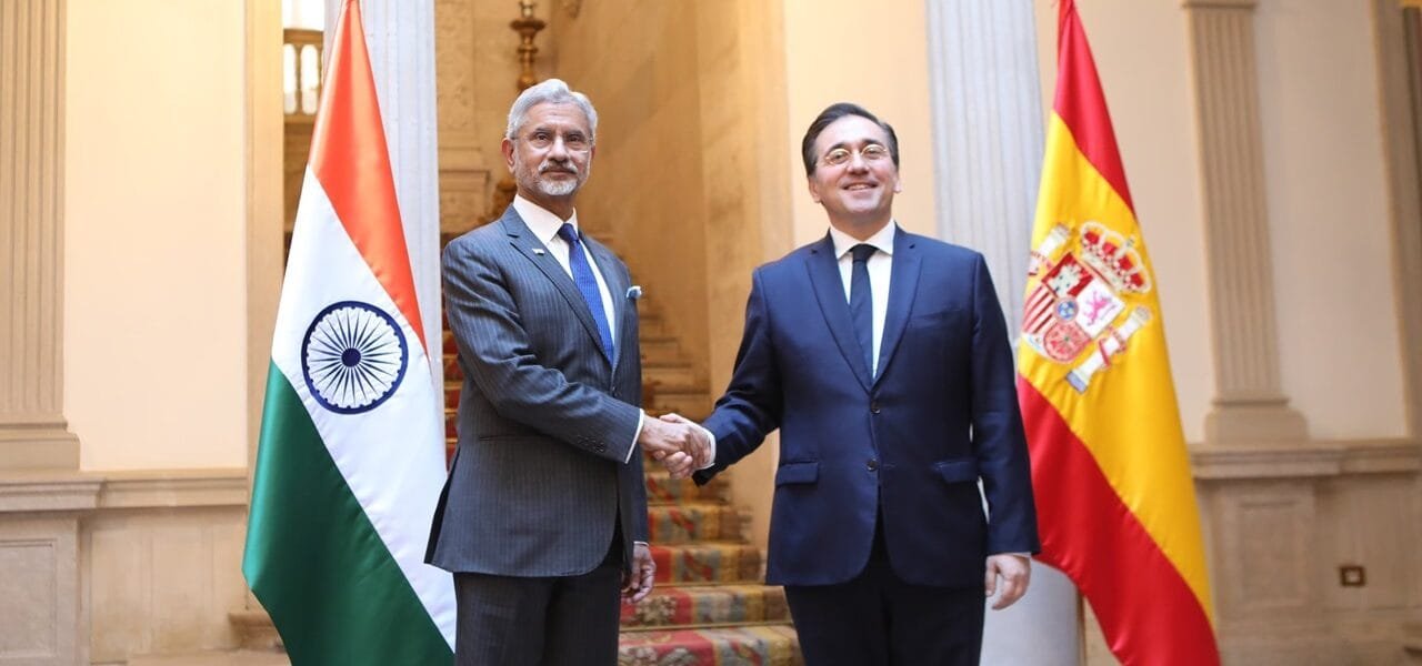 EAM Dr S Jaishankar meets Spanish Foreign Minister José Manuel Albares in Madrid