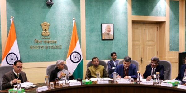 Finance Minister Nirmala Sitharaman chairs pre-budget consultation meeting with trade unions and other stakeholders in New Delhi