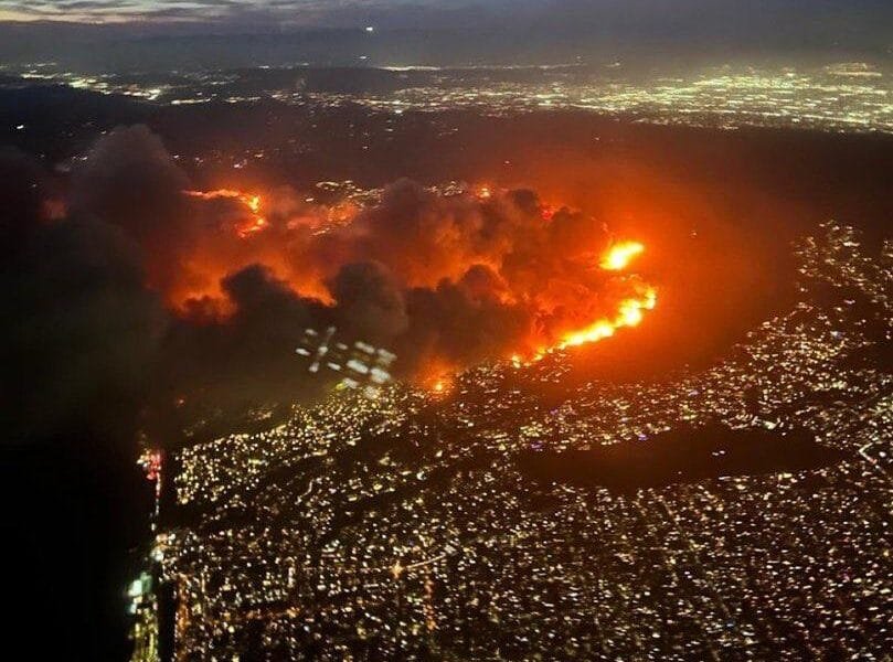 Five people died in a massive forest fire in Los Angeles, USA