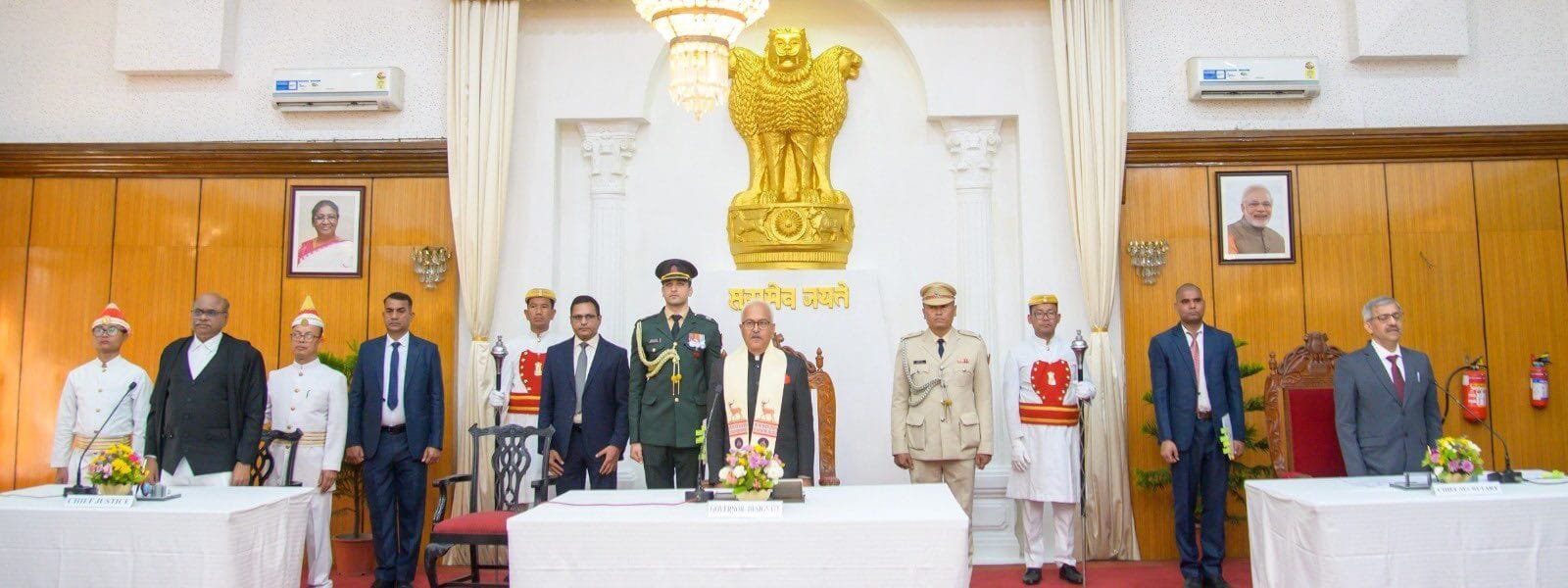 Former Union Home Secretary Ajay Kumar Bhalla sworn in as Governor of Manipur