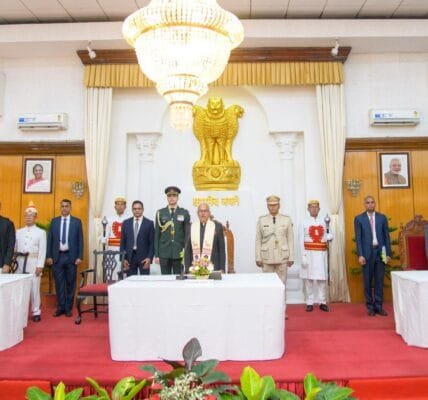 Former Union Home Secretary Ajay Kumar Bhalla sworn in as Governor of Manipur