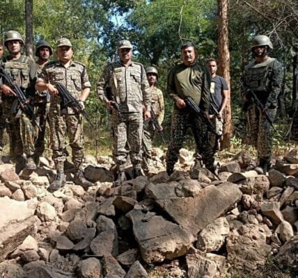 Four Naxalites killed in an encounter with security forces in Chhattisgarh