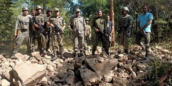 Four Naxalites killed in an encounter with security forces in Chhattisgarh