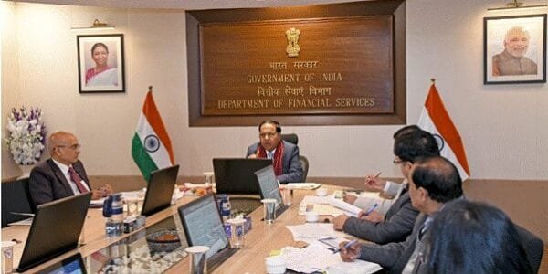Government chairs review meeting on progress of financial inclusion schemes with Public Sector Banks (PSBs) and Private Banks