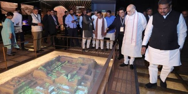 Home Minister Amit Shah inaugurated the state-of-the-art Archaeological Experiential Museum, Prerna Complex and Vadnagar Sports Complex in Vadnagar, Gujarat