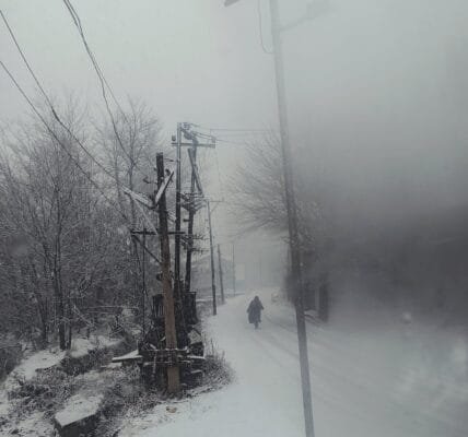 IMD issued a yellow alert for heavy rain and snowfall in Kashmir today and tomorrow