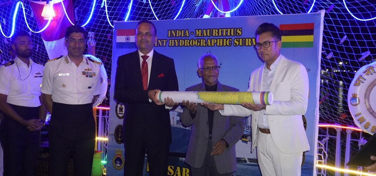 INS Sarvekshak completes hydrographic survey in Mauritius