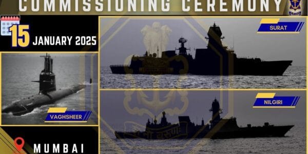 INS Surat, INS Nilgiri and INS Vagsheer