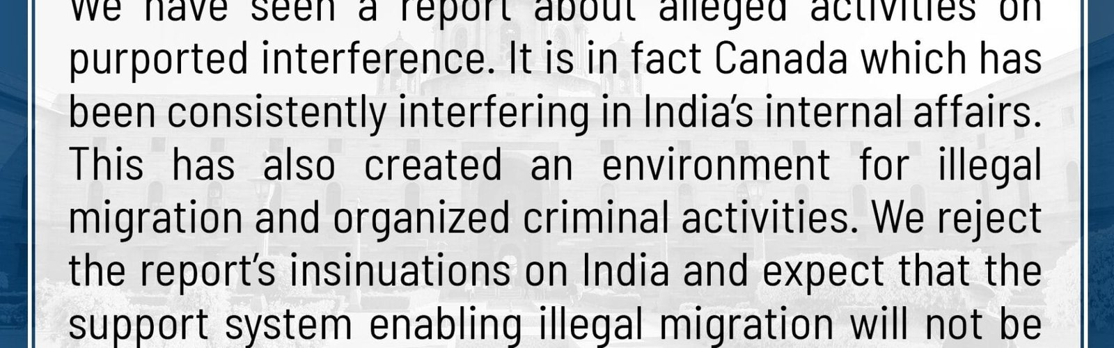 India rejects Canadian commission's report on allegations of interference in Canada's federal elections