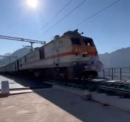 Jammu-Srinagar Vande Bharat Express will soon run between Katra and Srinagar, final inspection begins on the 111 km long Katra-Banihal section