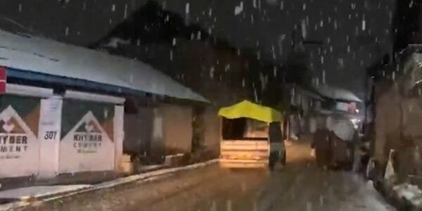 Most parts of Kashmir, including Srinagar, received fresh snowfall yesterday