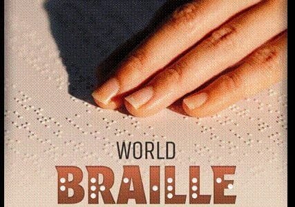 On the occasion of World Braille Day, National Association of the Blind organised a programme in New Delhi today