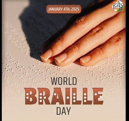 On the occasion of World Braille Day, National Association of the Blind organised a programme in New Delhi today