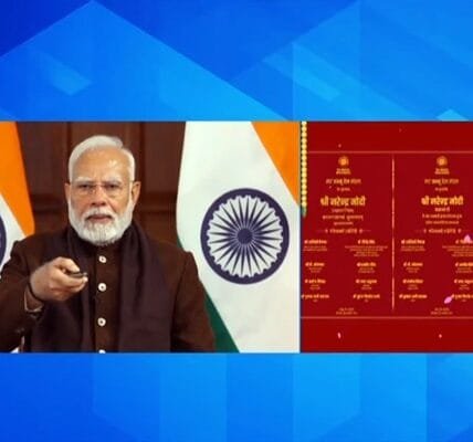 PM Modi inaugurated and laid the foundation stone of various railway projects