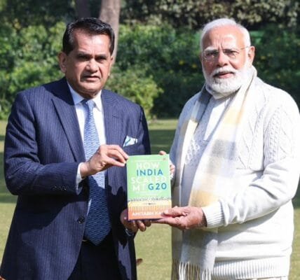 PM Modi praises Amitabh Kant's book on India's G-20 presidency and the summit