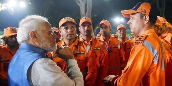 PM Modi salutes the brave personnel of National Disaster Response Force (NDRF) on its foundation day
