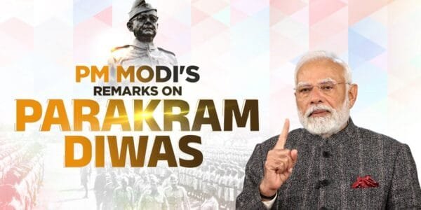 PM Modi today addressed the nation through a video message on the occasion of the birth anniversary of Netaji Subhash Chandra Bose