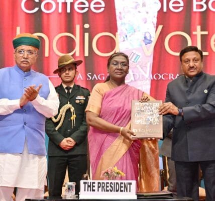 President Draupadi Murmu addresses the 15th National Voters' Day event in New Delhi