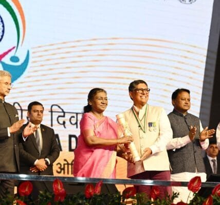 President Draupadi Murmu graced the closing session of the 18th Pravasi Bharatiya Divas convention and presented the Pravasi Bharatiya Samman Awards