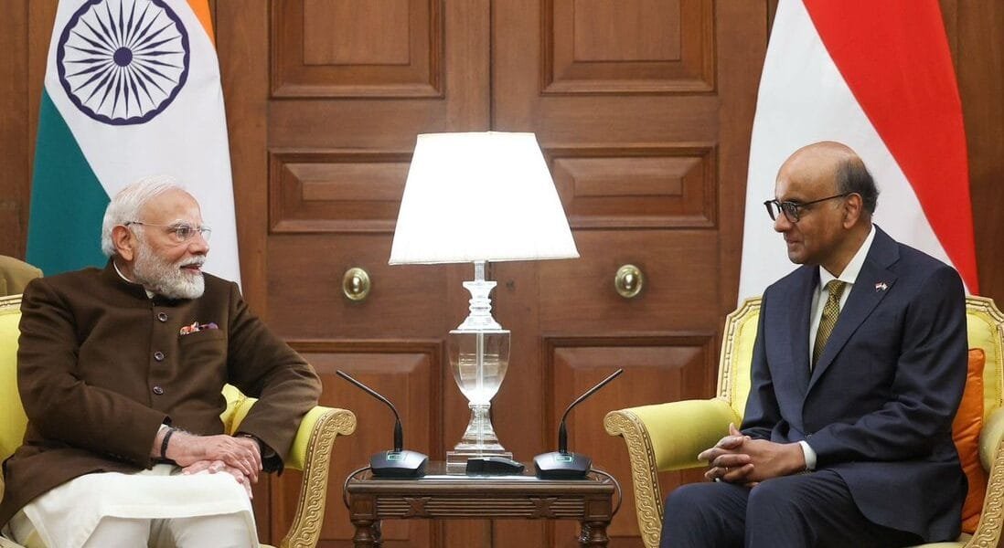 Prime Minister Modi met President of Singapore Tharman Shanmugaratnam today