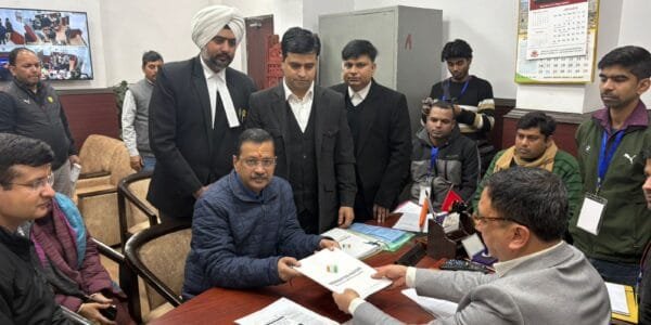 Prominent leaders filed nominations for Delhi assembly elections today
