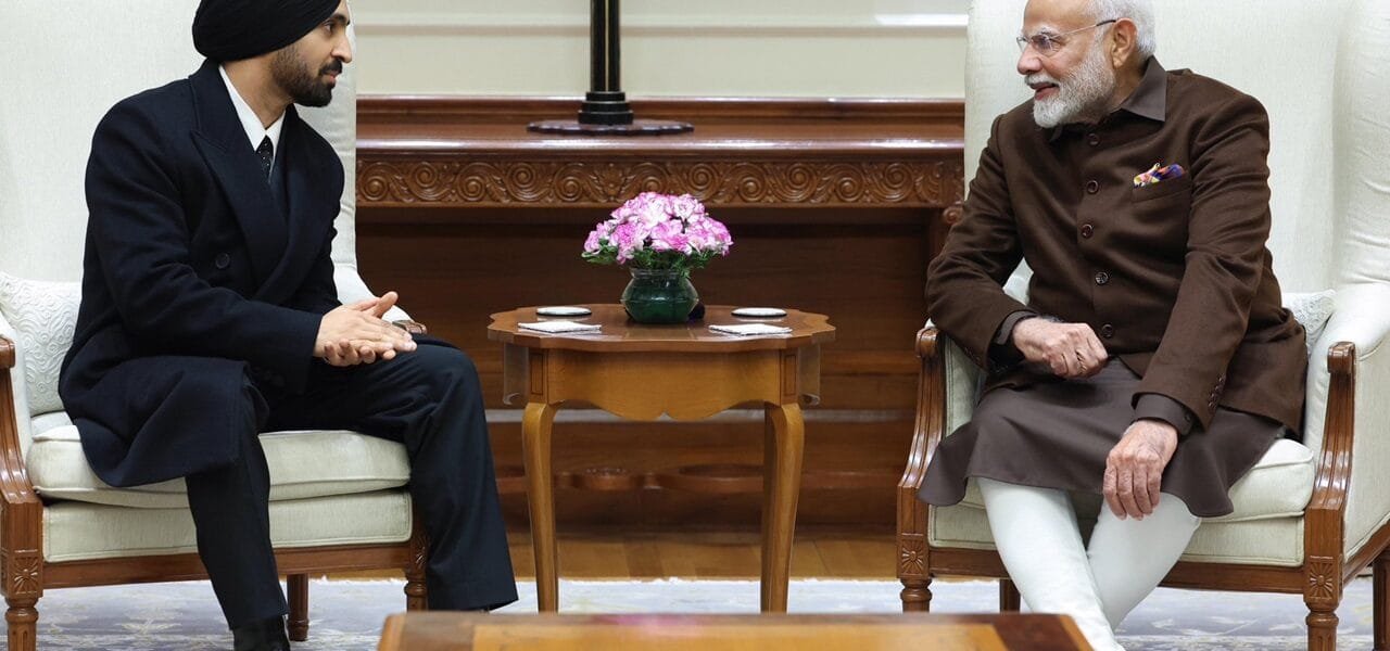 Punjabi Singer Diljit Dosanjh met Prime Minister Narendra Modi in New Delhi