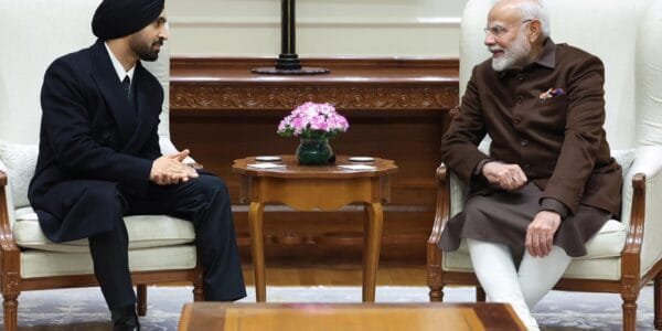 Punjabi Singer Diljit Dosanjh met Prime Minister Narendra Modi in New Delhi